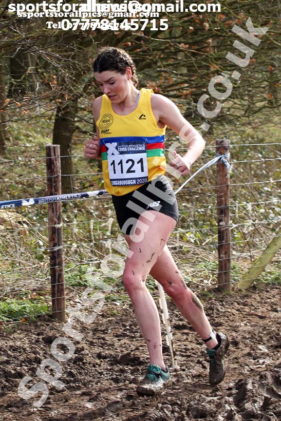 Senior women, 2020 British Athletics Inter Counties Cross Country Champs., Prestwold Hall, Loughborough. Photo: David T. Hewitson/Sports for All Pics